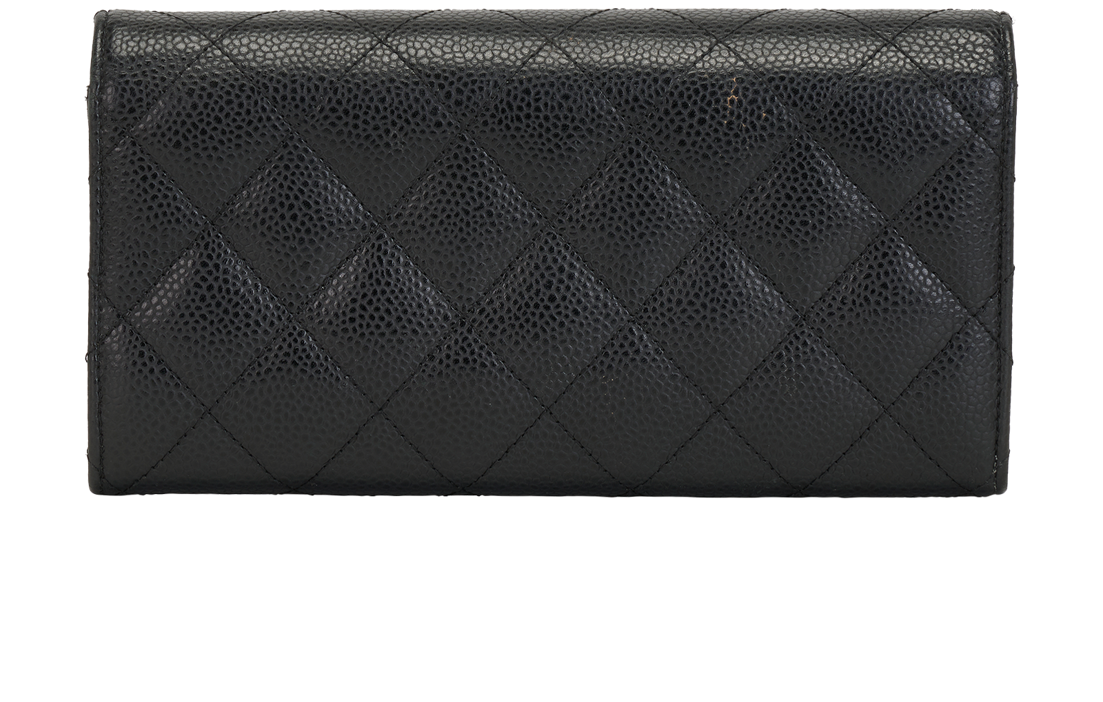 Chanel Long Wallet, &pound;495, Accessories, Black, Caviar Leather, Back view